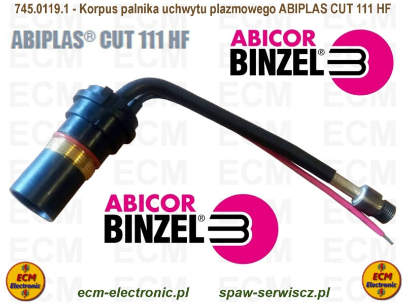 Korpus palnika uchwytu, 745.0119.1 do ABIPLAS CUT-111 HF